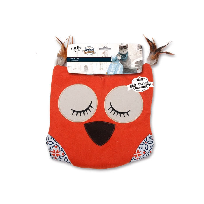 Owl Cat Sack Orange 1
